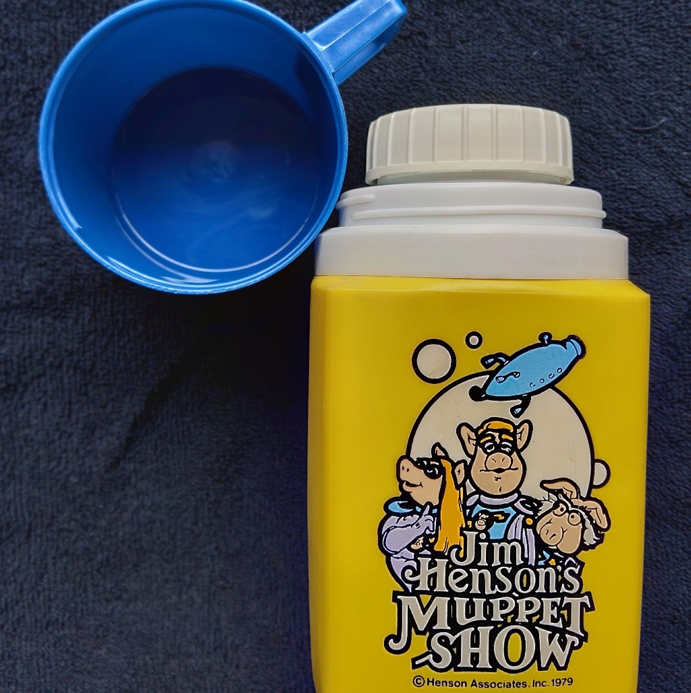 1970s Jim Henson's the Muppet Show lunchbox thermos